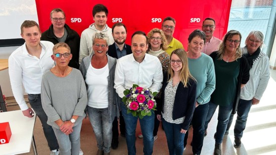 Foto des Vorstands der SPD im Landkreis Celle